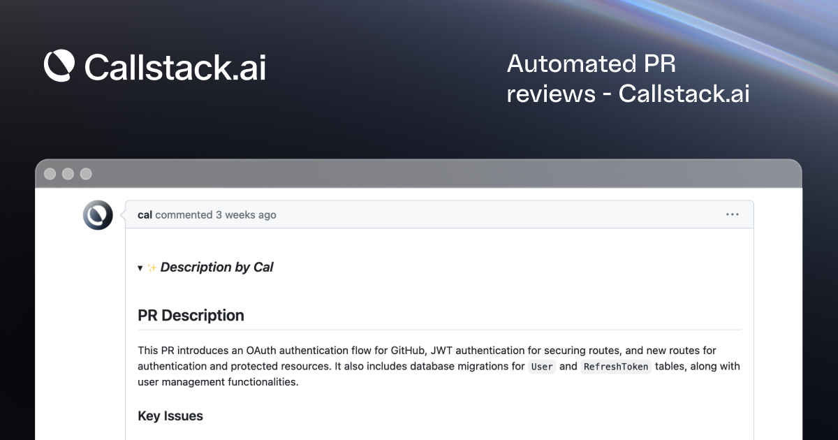 Callstack.ai PR Reviewer